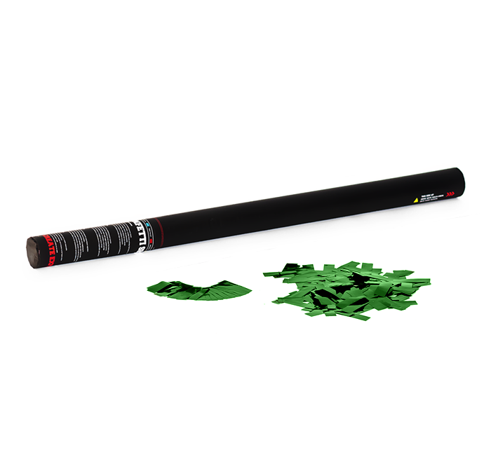 TCM FX - Kézi működtetésű Konfetti Ágyú 80cm - Green Metallic